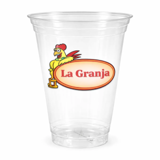 PET CUP 16 OZ WITH LOGO LA GRANJA (1,000)