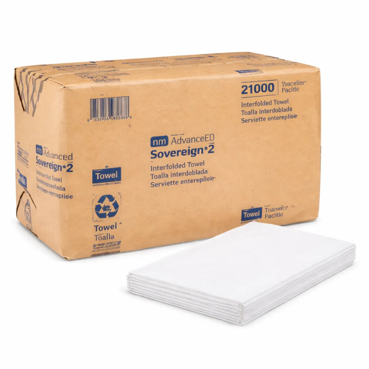 INTERFOLD NAPKIN DX900 XPRESS, 13 X 8.5 WHITE (12 X 500)