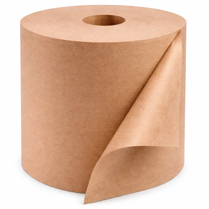 TOWEL ROLL 8'' KRAFT 12/350