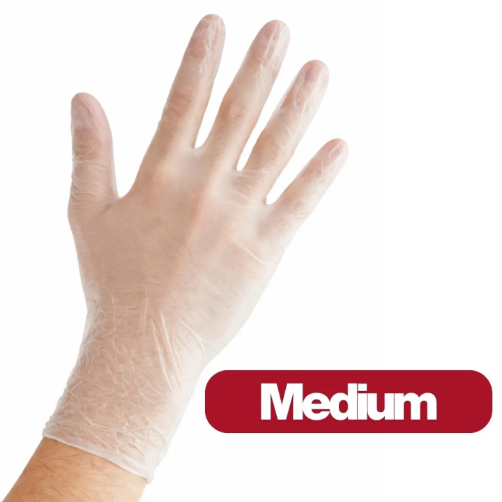 	GLOVE VINYL "PW FREE" MEDIUM 10 X 100