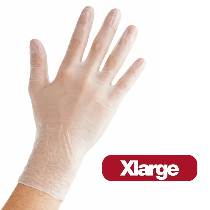 	GLOVE VINYL XLARGE''PW FREE'' 10X100