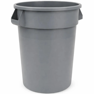 44 GALLON TRASH CAN - GRAY