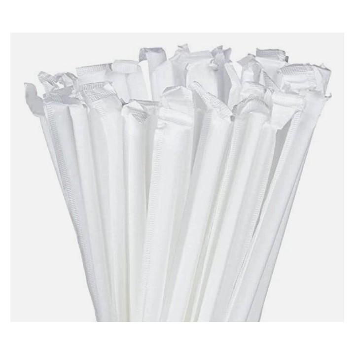 STRAWS WRAPPED 7.75'' (24 x 500)