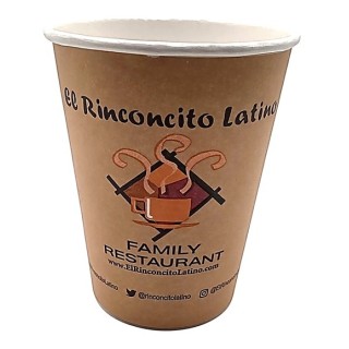PAPER CUP 8oz EL RINCONCITO LATINO